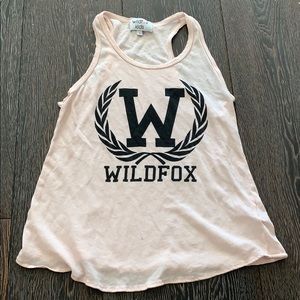 Wild fox kids tank top